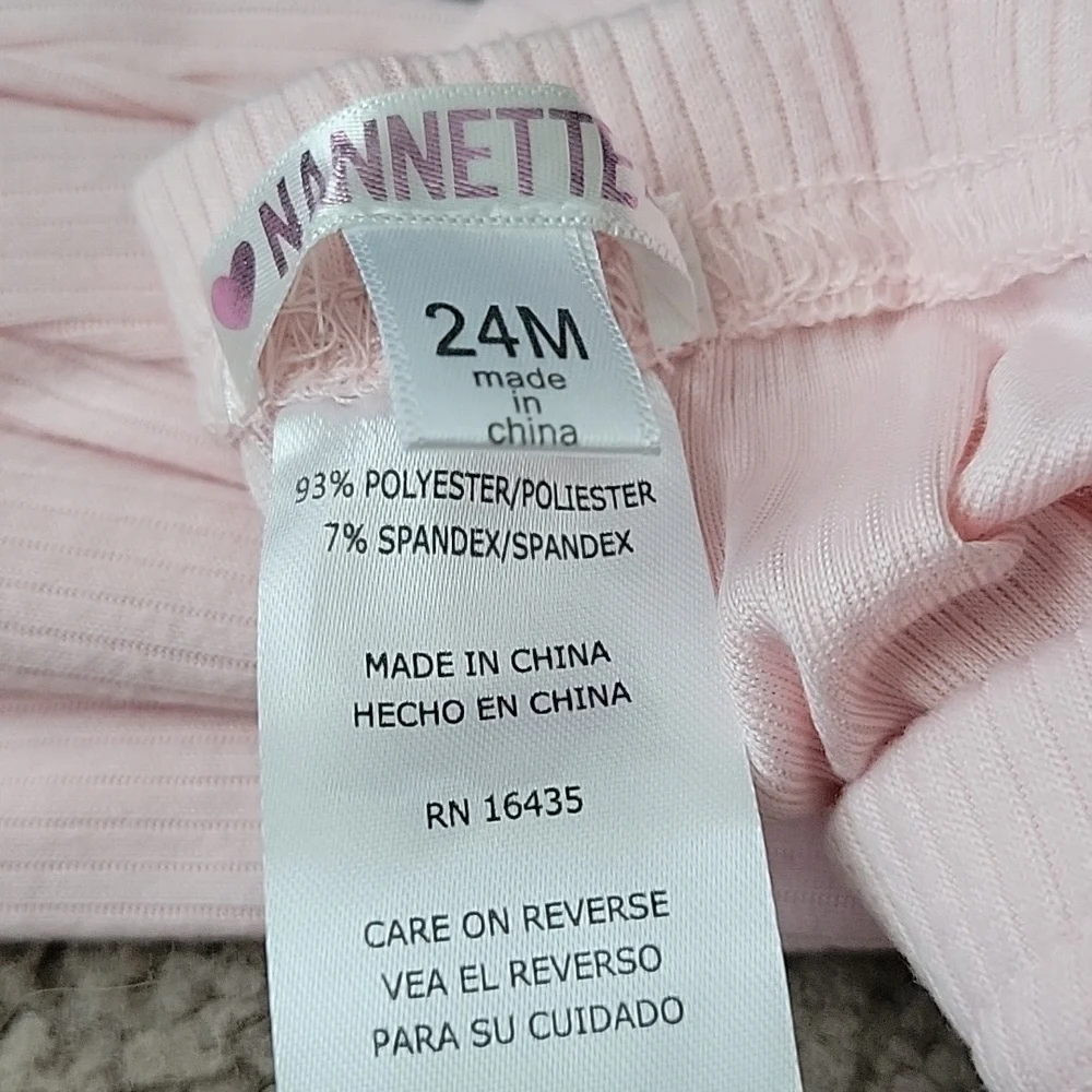 NWT Nannette Toddler Girl's 2 Piece Outfit